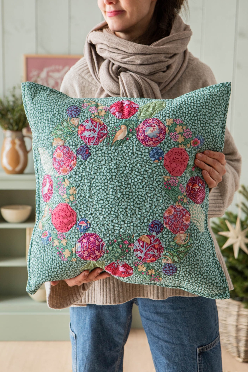 Tilda Patchwork Stoff Baumwolle - Hibernation - Eucalyptus-Lafayette